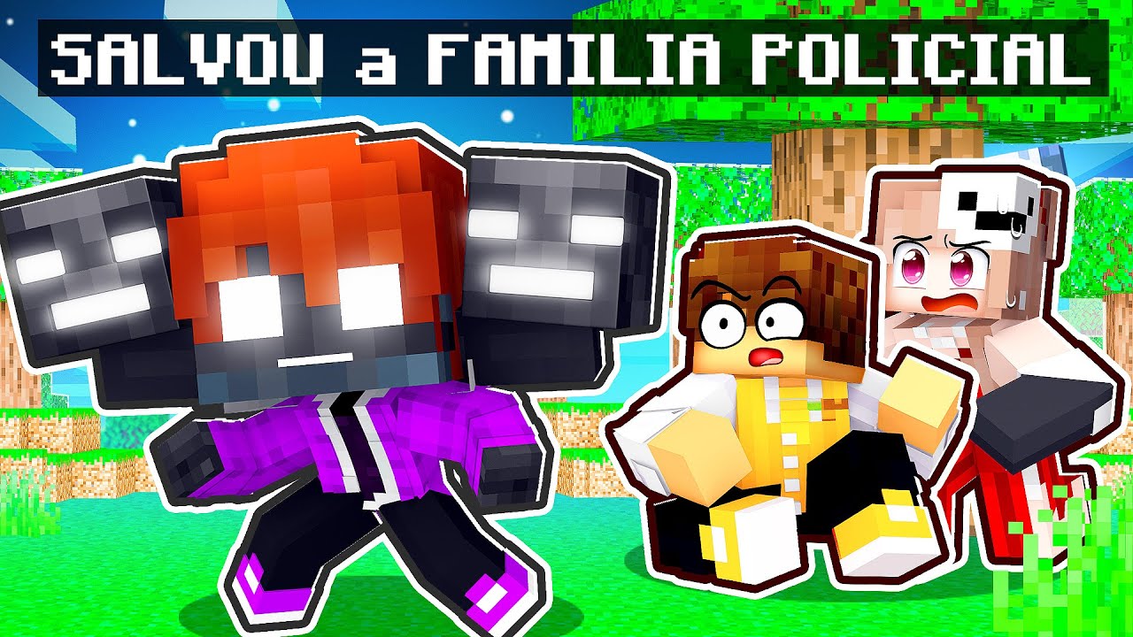 O BEBÊ WITHER SALVOU a FAMÍLIA RICA no Minecraft