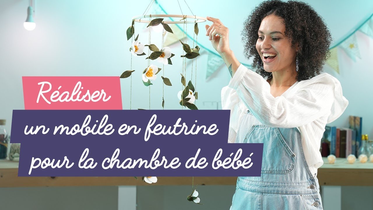Tuto : réaliser un mobile en feutrine pour la chambre de bébé