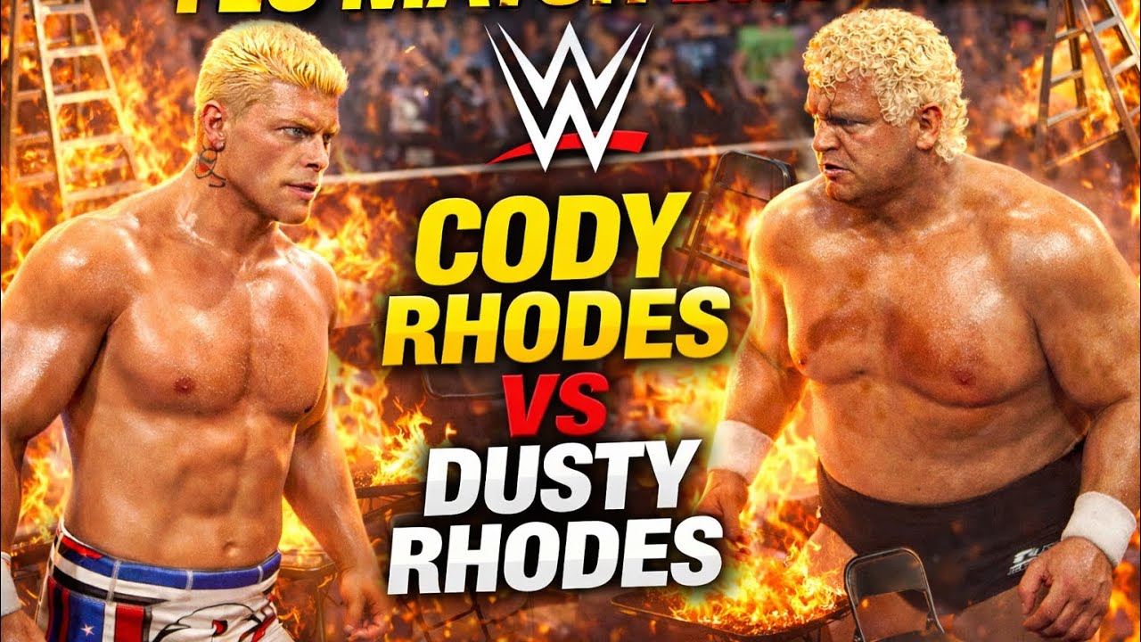 Father vs Son WAR! Cody Rhodes vs Dusty Rhodes | TLC Match BRUTAL 🔥| WWE2k25