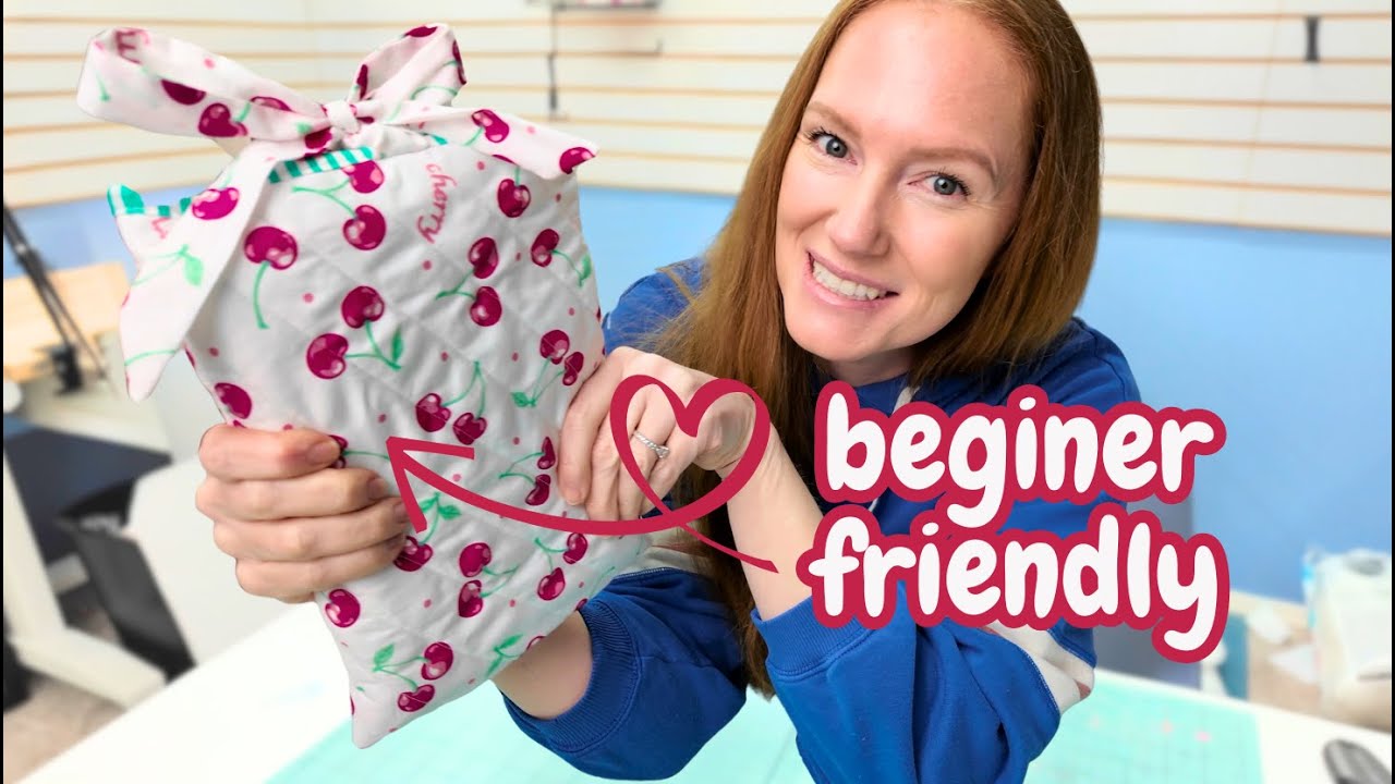Sew A Quilted Book Sleeve ✂️ SUPER CUTE & EASY!