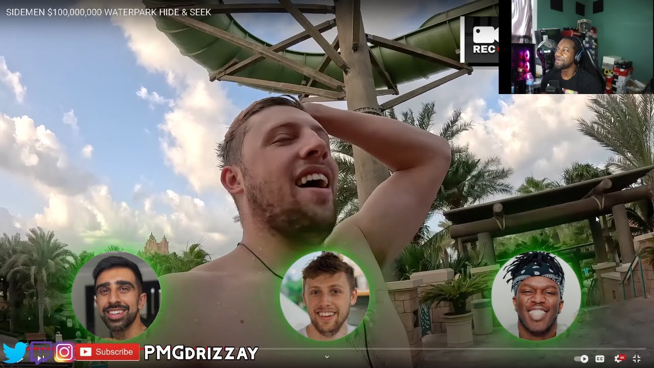 SIDEMEN $100,000,000 WATERPARK HIDE & SEEK | REACTION