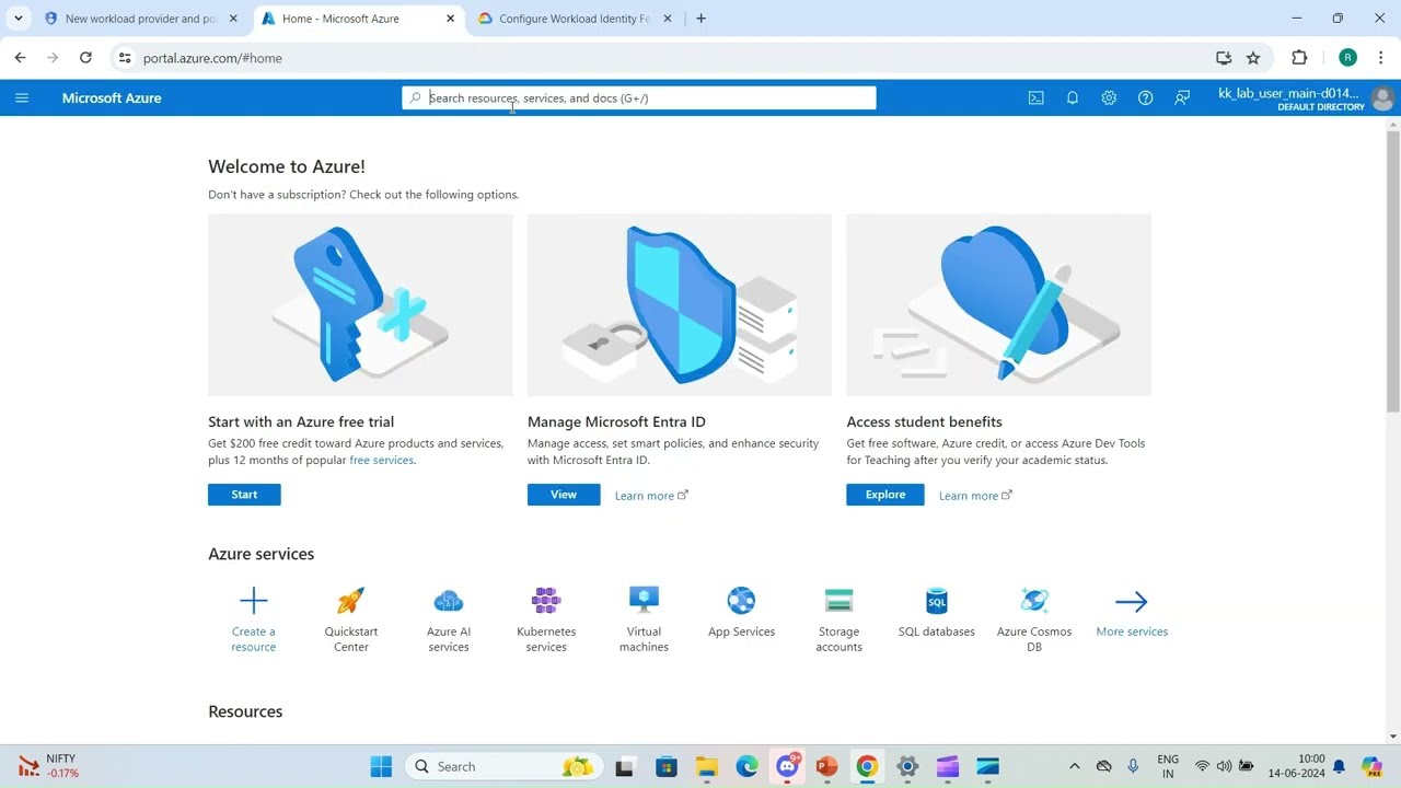 Working with Workload Identity Federation in Google Cloud (GCP) with Azure. Part-2