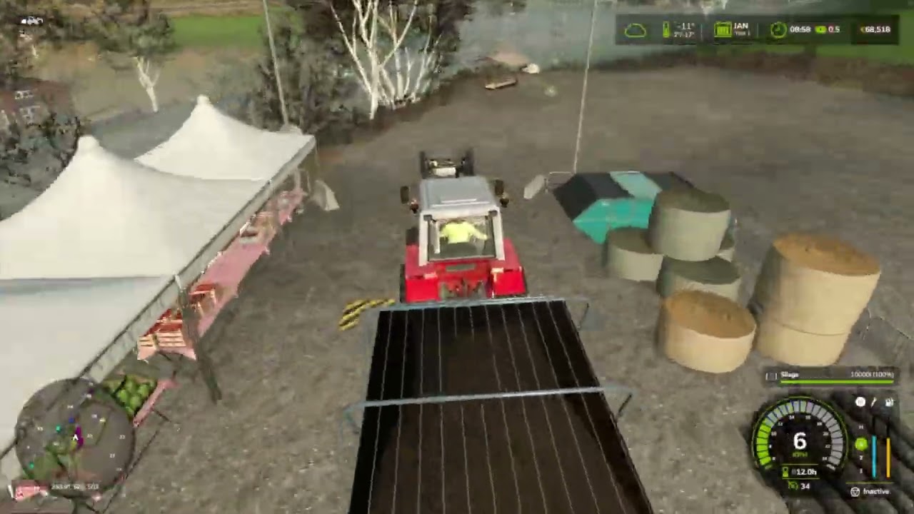 Selling Sillage, Plowing Fields And Farmwork Farming simulator 25 timelaps (Rennebu 10)