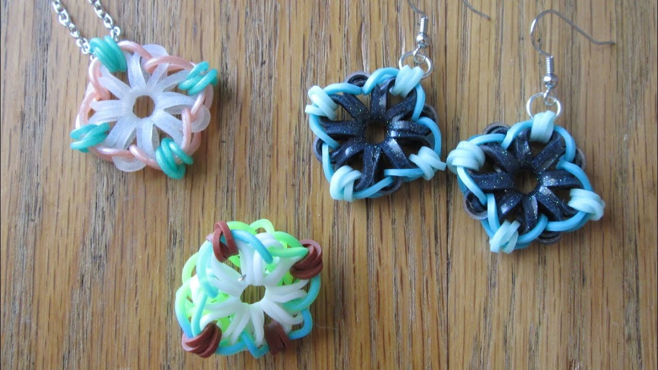 Flower Shower Necklace, Ring, and Earrings (Original Design)