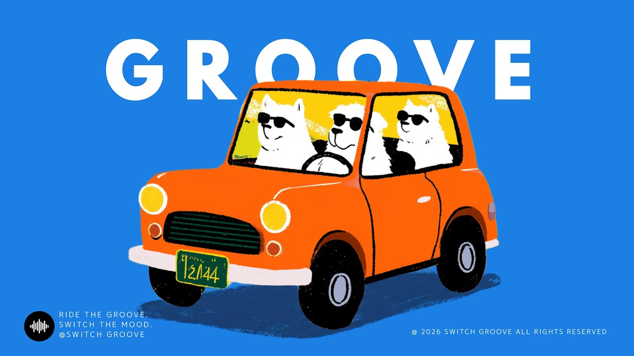 【Playlist】Day Drive Flow 😎 Groovy Beats for Cruise & Focus 🚗 (GROOVE · JAZZHOP・DRIVE)