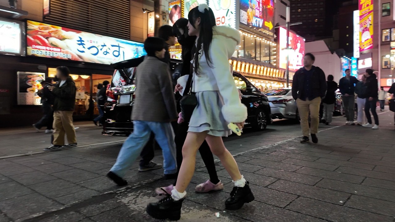 [Night walk-4K] Shinjuku kabukicho - Okubo Park (November 23, 2024)