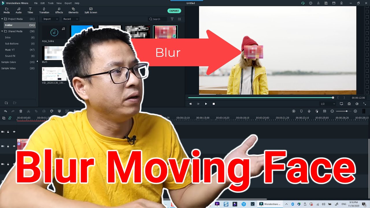 How to Blur a Moving Object in Video - Filmora X Tutorial