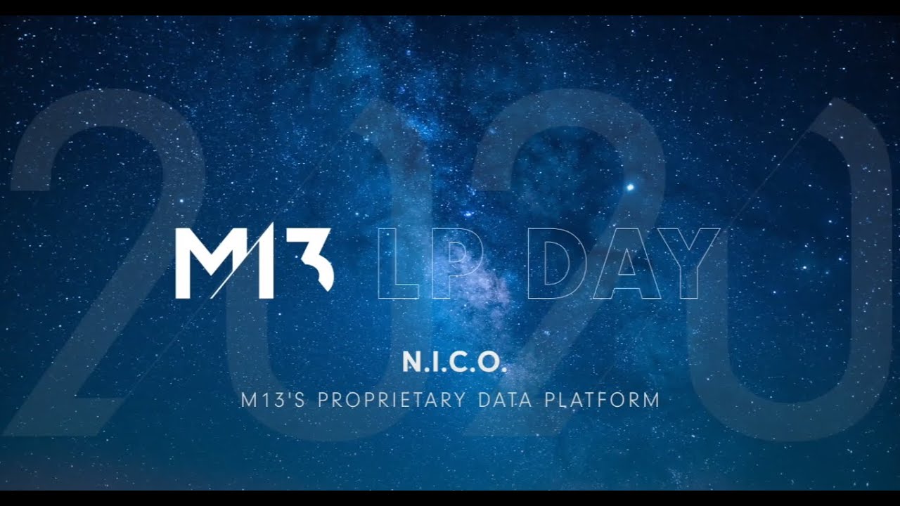 NICO - M13's Proprietary Data Platform Sizzle
