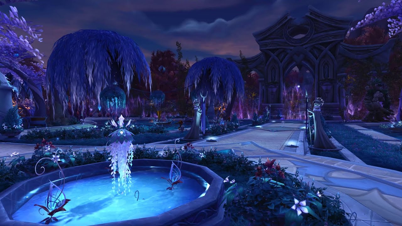 Walking Street Suramar City - Broken Isle - Walk Tour World of Warcraft