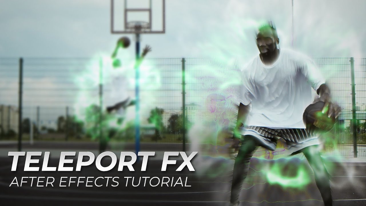 Как создать эффект телепорта в After Effects