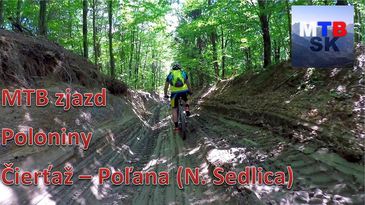 MTB zjazd Čierťaž - Poľana (Nová Sedlica, Poloniny) časť 3 | MTBSK