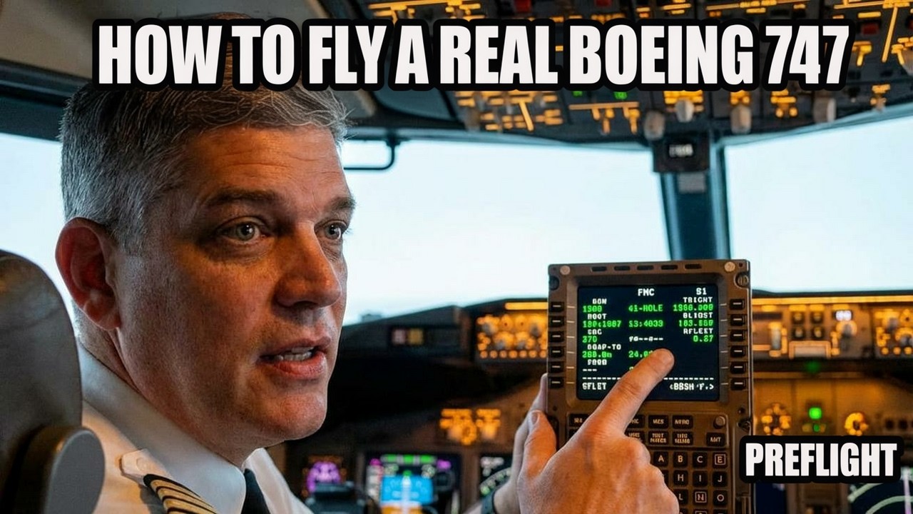 How to Fly a Real Boeing 747 – Part 1: Preflight | Real 747 Captain Explains