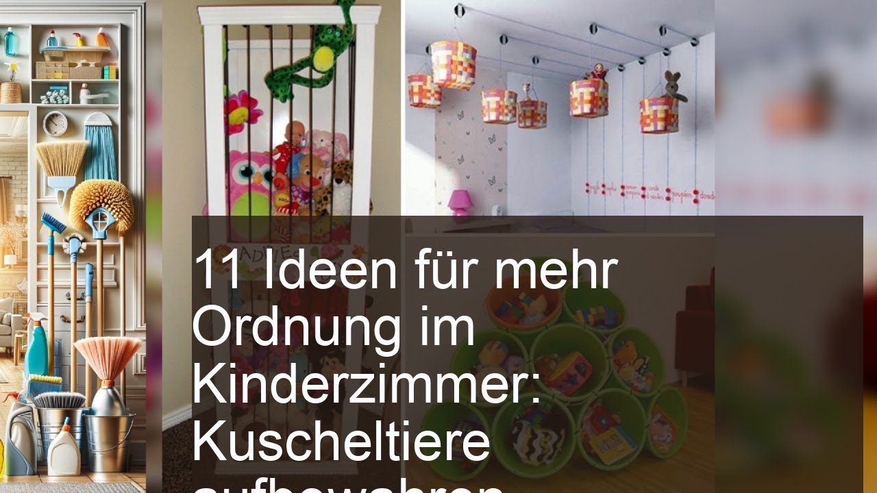 11 Ideen für mehr Ordnung im Kinderzimmer: Kuscheltiere aufbewahren  Cleanipedia
Cleanipedia 
Clean