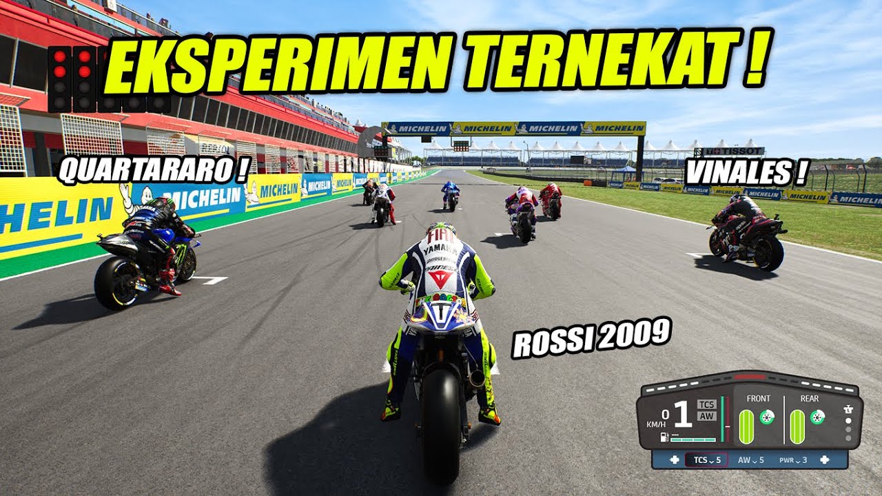 Gw Nyobain M1 Rossi 2009 Buat Ngejar Rider MotoGP 2022 ! Bisa Menang Gak Ya ?