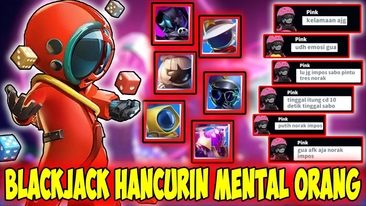 BLACKJACK PEGANG KENDALI SAMPAI NGEHANCURIN MENTAL ORANG !! Super Sus Indonesia