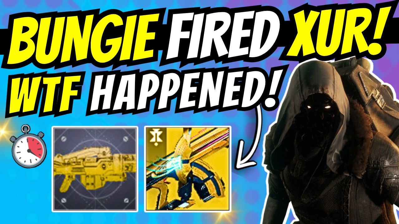 Bungie FIRED XUR & It's UNACCEPTABLE! Exotic Catalyst, God Rolls & Marathon = D3. Destiny 2 May 15