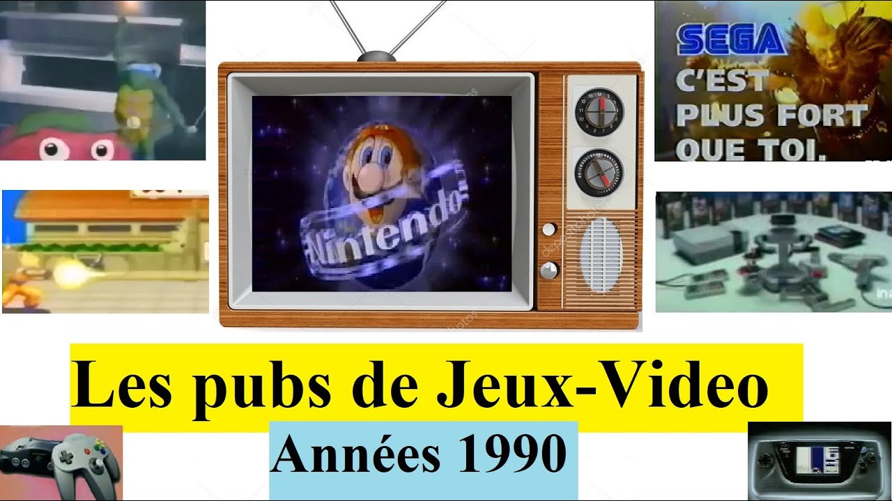 📺 Les PUB TV Françaises 🎮 JEUX VIDEO Années 1990 | 📺