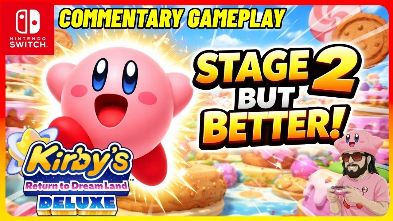 Cookie Country Stage 2, BUT BETTER! (Custom Effects & Fun) | Kirby's Return to Dream Land
