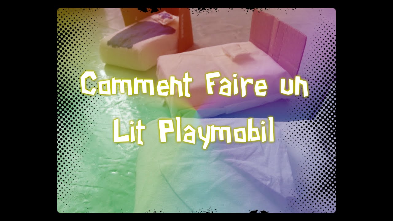 {TUTO} Faire un lit Playmobil