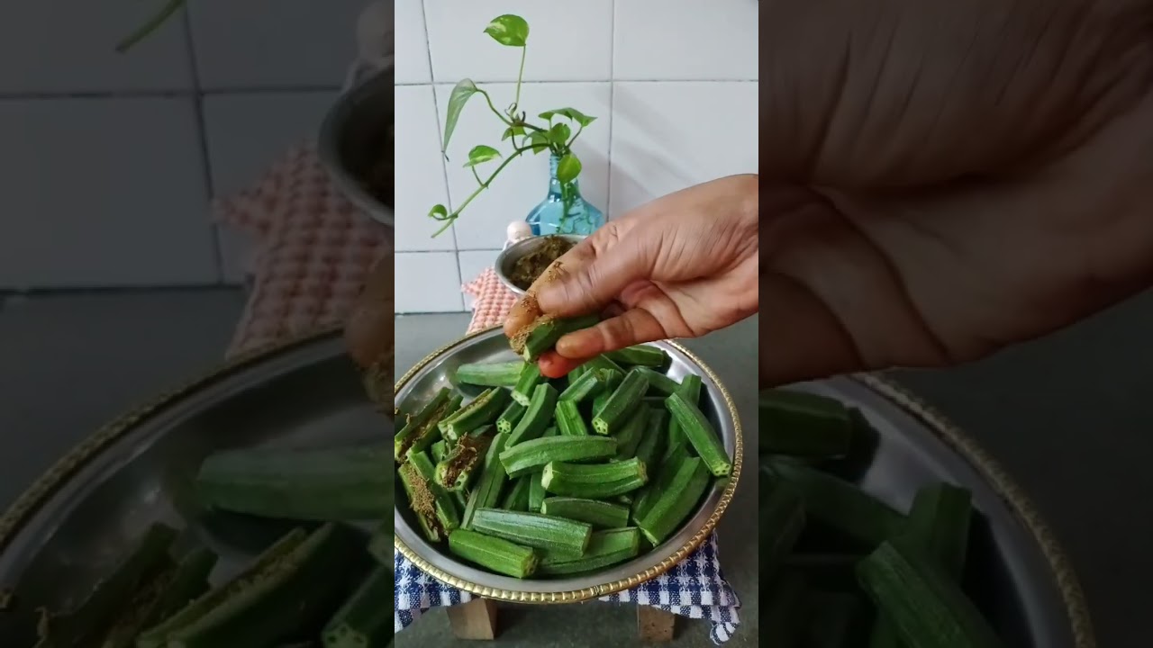 Silbatte se Pise Masale  ki Lajwab   bhindi RecipeVideo#youtubevideo#cookingrecipes@PoonamSingh-b3i 