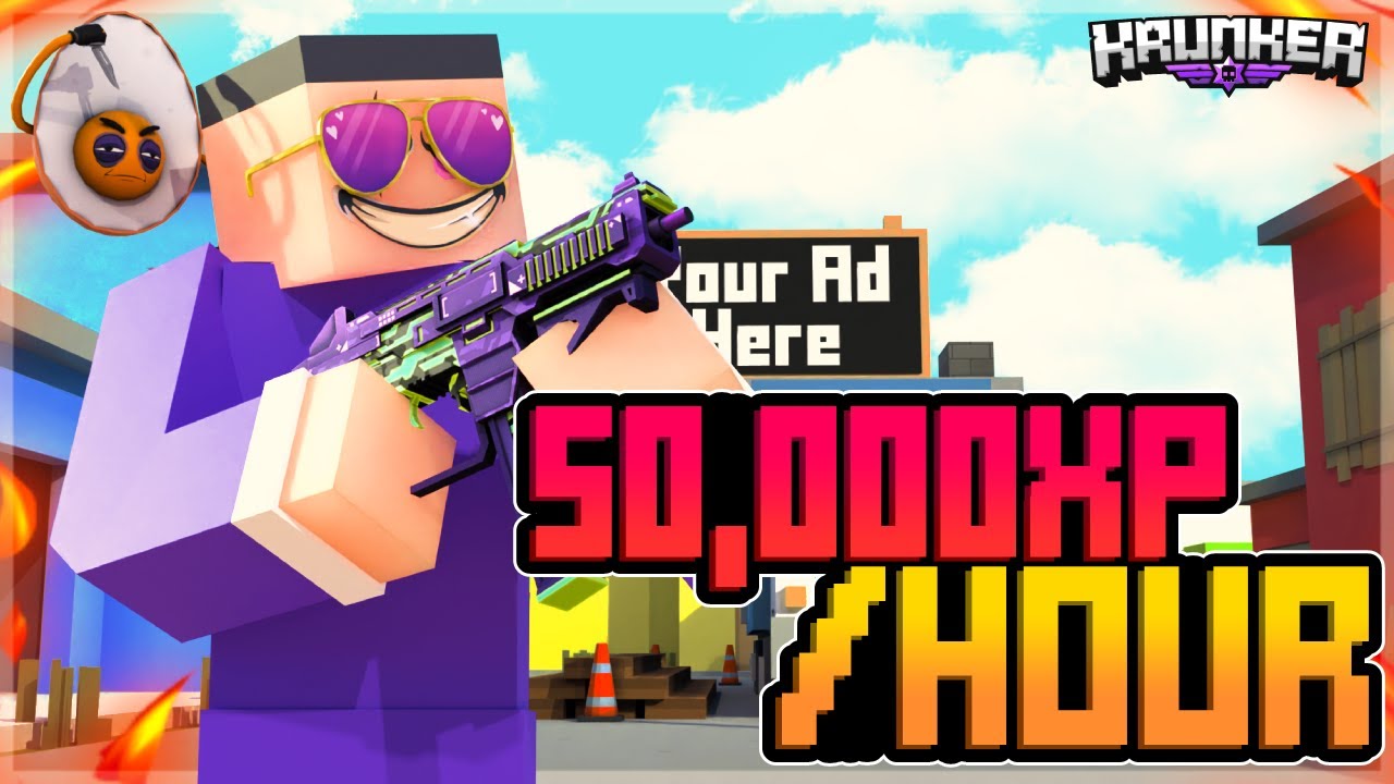 I Found The BEST Way to Level Up in 2025 Krunker.io *UPDATED*