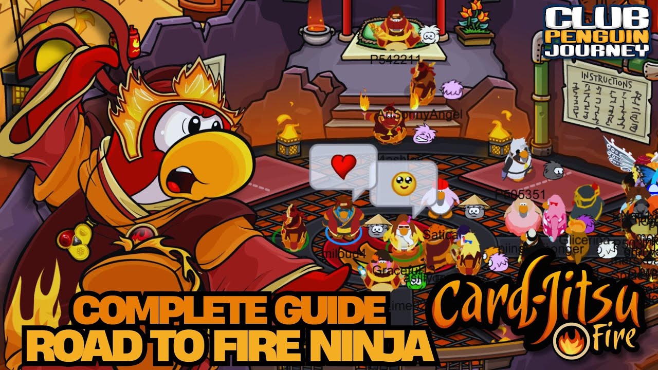 COMPLETE CARD-JITSU FIRE GUIDE 🔥- ALL YOU NEED TO KNOW | Club Penguin Journey