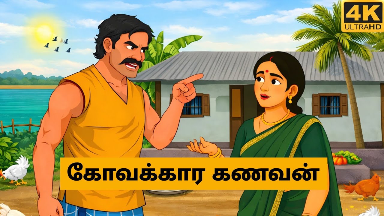 Tamil Stories - கோவக்கார கணவன் - Paati Sollum Kadhaigal | Moral Stories
