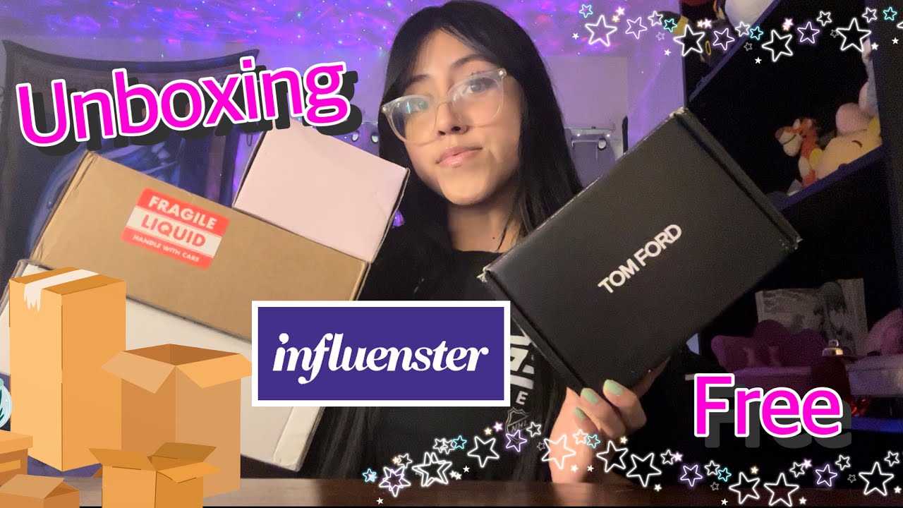 Unboxing what I got for free on influenster