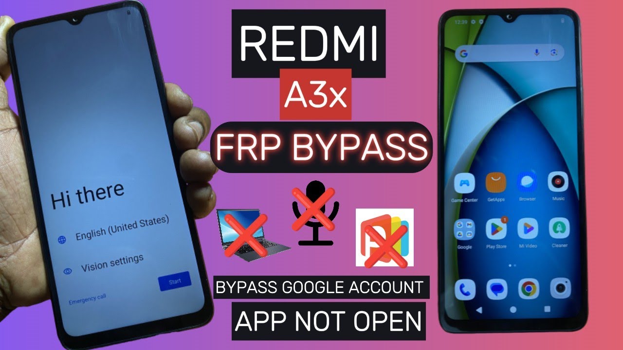 All Redmi A3x 🔥 Frp bypass with-out PC Remove Google Account Lock 🔐 No need Computer 2025 working