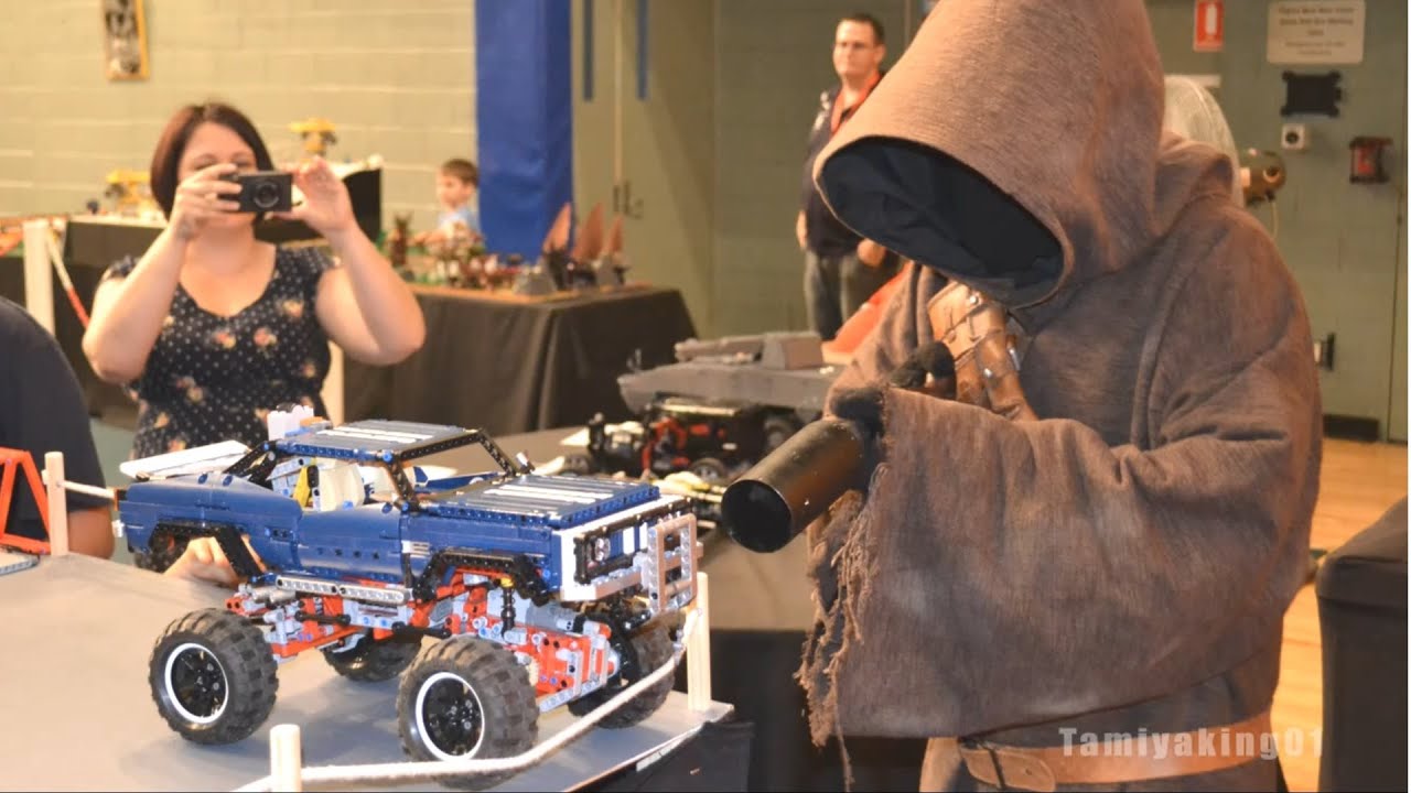 Lego Technic 4x4 Challenge (On Board Cam) Sand people