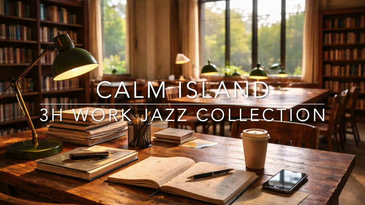Work Jazz / 1Hour No Repeat / for Deep Focus & Productivity / Office, Study, Coding