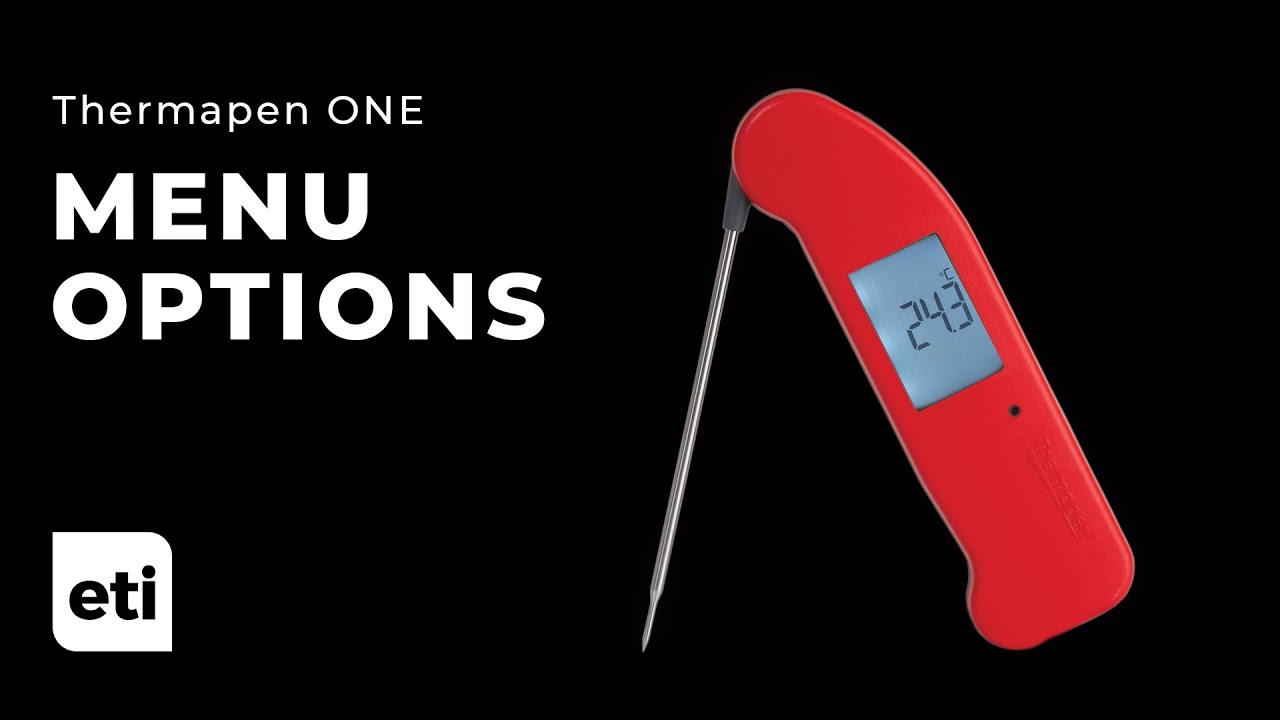 How to Navigate the Thermapen ONE Menu