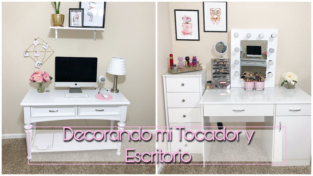 IDEAS PARA DECORAR TU ESCRITORIO Y TOCADOR