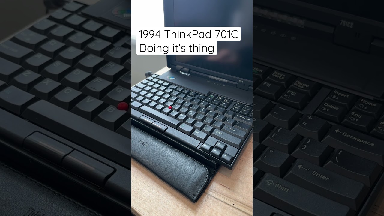 Fascinating Design: Discover the IBM ThinkPad 701c Butterfly Keyboard