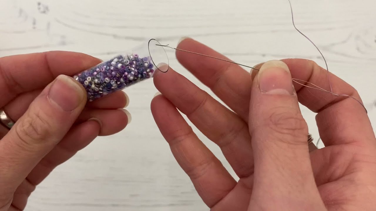 How to use a Speedle Needle from The Beadsmith