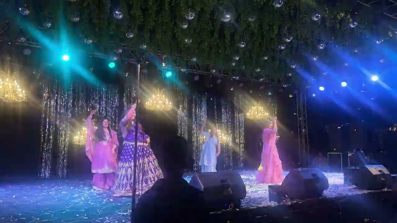 All sister dance in sangeet sandhya