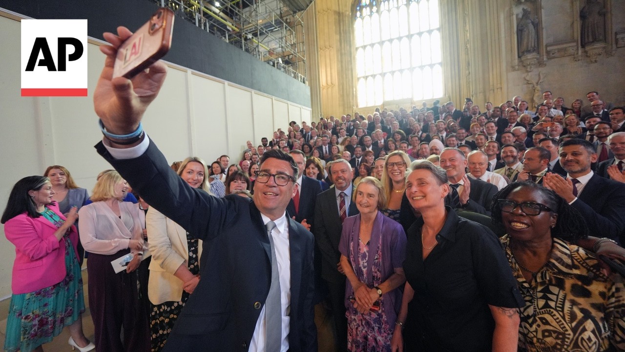 Keir Starmer's likely successor Andy Burnham is sworn in as UK lawmaker