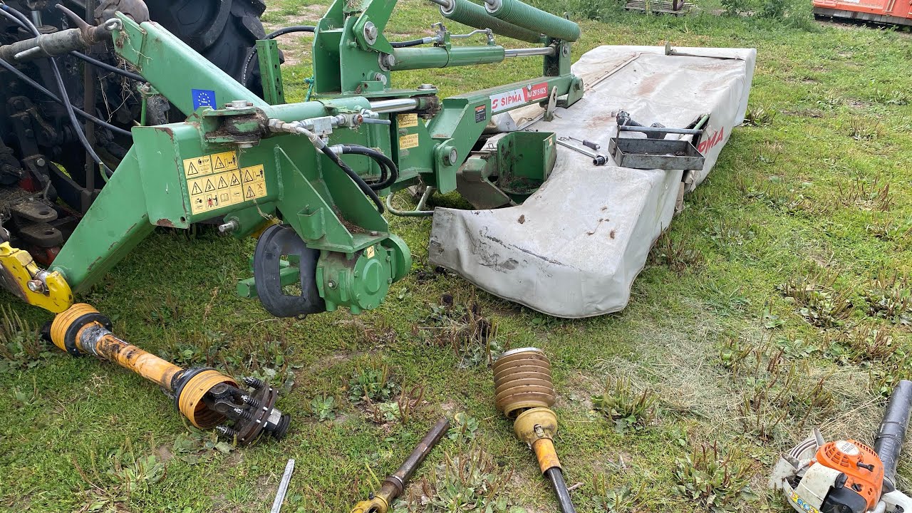 Fixing the hay mower and a few new additions to the workshop kit