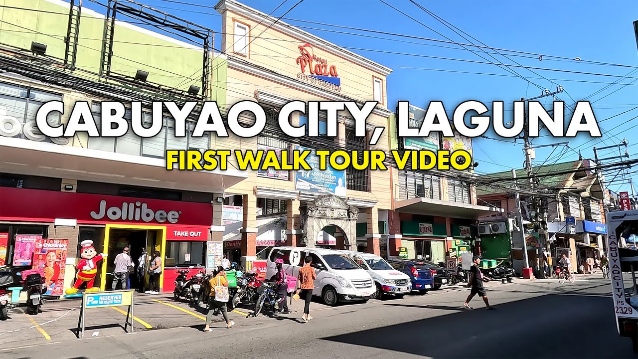 POBLACION, CABUYAO CITY, LAGUNA PHILIPPINES Walking Tour in 4K | OSWoL Adventures