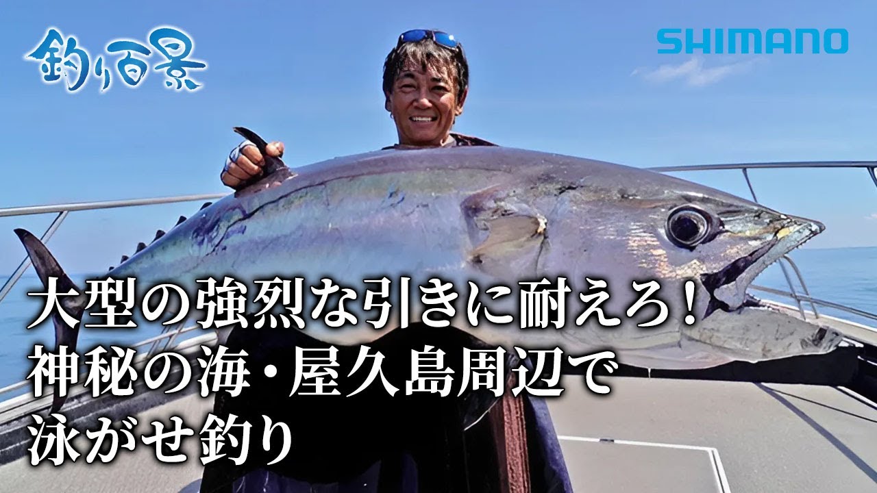 【釣り百景】#556 大型の強烈な引きに耐えろ！神秘の海・屋久島周辺で泳がせ釣り