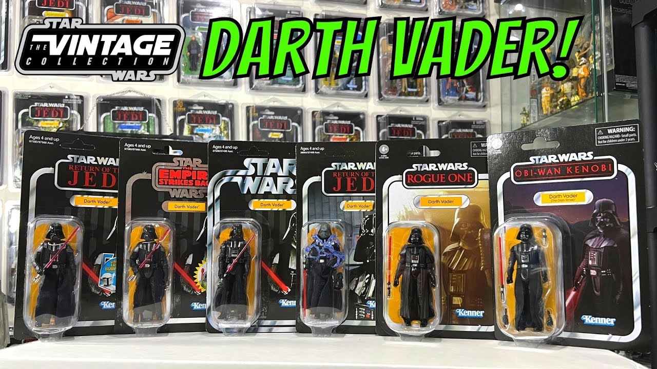 Фигурки Дарта Вейдера из серии Star Wars The Vintage Collection: обложки и варианты!