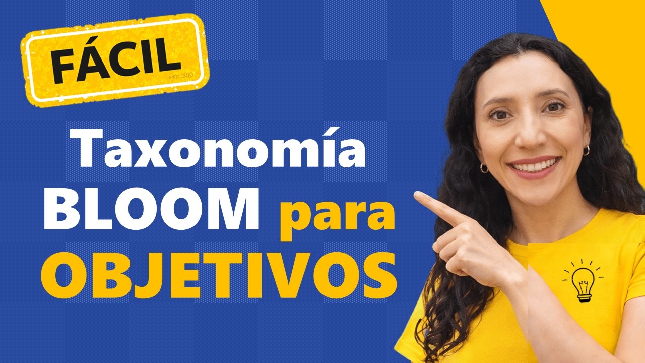 👀🎯Taxonomía de Bloom para objetivos generales y específicos -  Investigar es fácil 😎