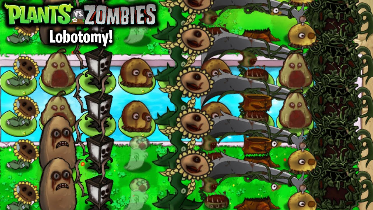Plants vs Zombies Lobotomy | Craziest Horror Mod for PvZ With Cool New Plants | Download