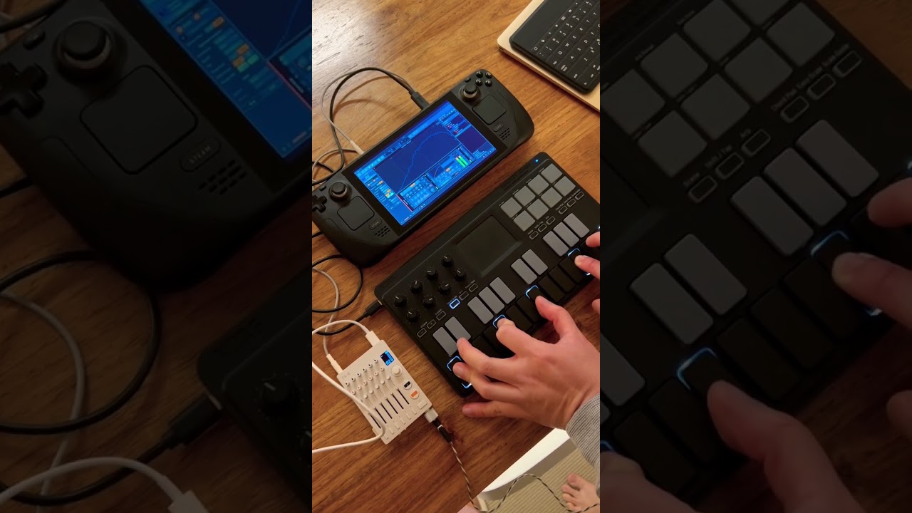 Bitwig + Steam Deck + Nanokey Studio + TX-6