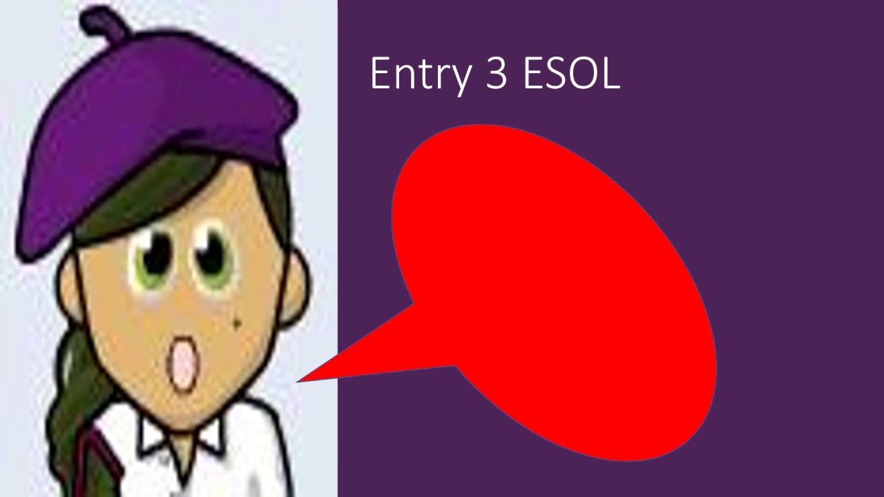 Example questions for Entry Level 3 ESOL