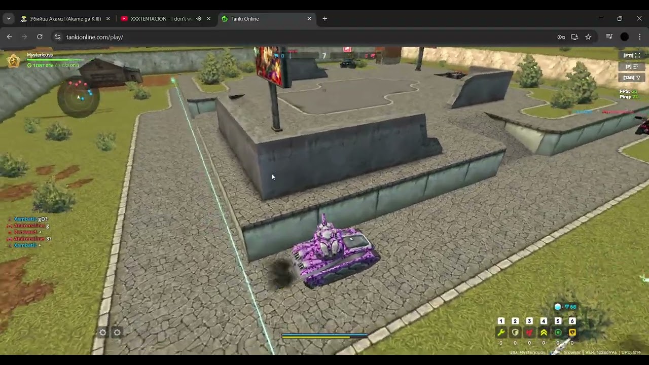 Tanki Online - Night Gameplay (XP/BP)