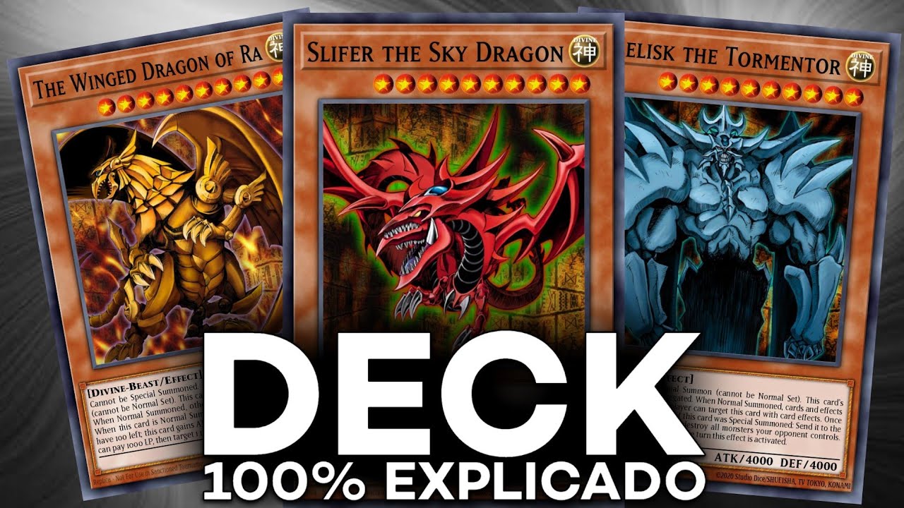 YU-GI-OH! GX TAG FORCE 1 - DECK DE DEUSES EGÍPCIOS (DECK, COMBOS, ESTRATÉGIAS 100% EXPLICADOS)