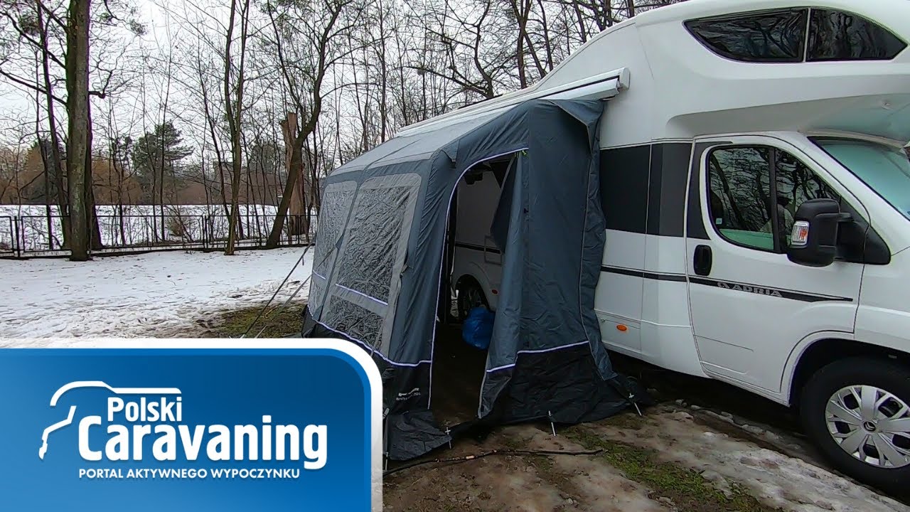 Montujemy przedsionek Kampa Winter Air PVC 260 L (polskicaravaning.pl)