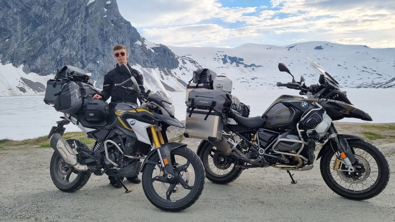 Nordkap 2022 [North Cape] motocyklami BMW R1250GS Adventure i G310GS