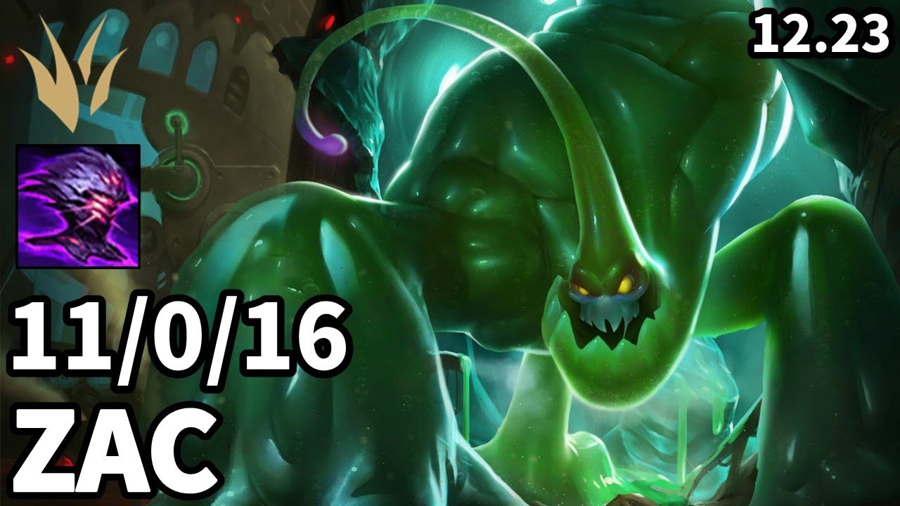 Zac Jungle vs Hecarim - EUW Master | Patch 12.23